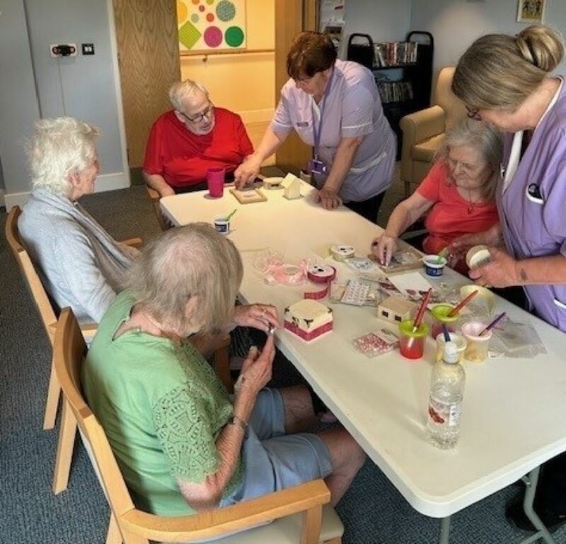 Arts and Crafts with two Activities Coordinator