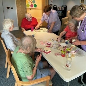 Arts and Crafts with two Activities Coordinator