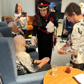 Picture of Doris with Lady Sidra Naeem