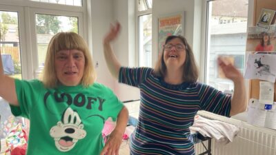 Shared Lives service users dancing
