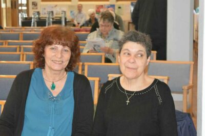 Shared Lives Carer and Service User sitting together