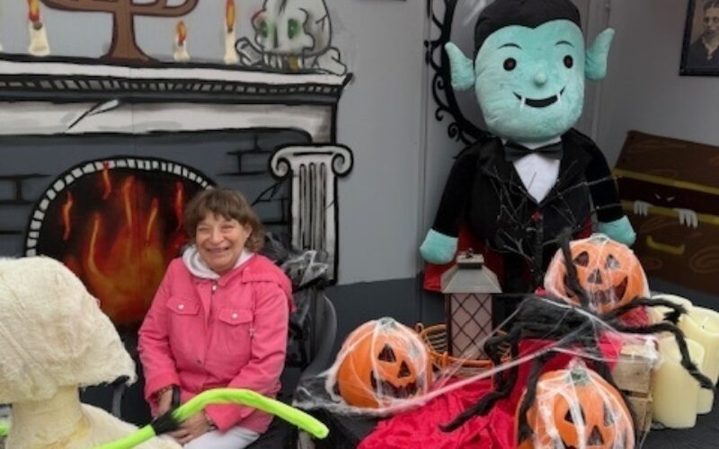 Chrissy at Scott's Halloween