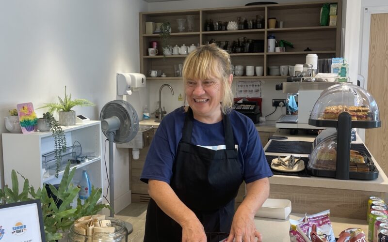 Jenny working