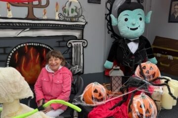 Chrissy at Scott's Halloween