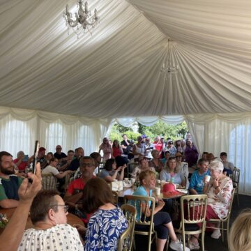 Group photo of service users and carers