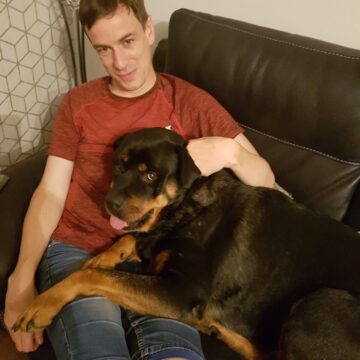 Matt and Dog