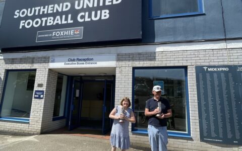 Picture of front of Southend United Football Club