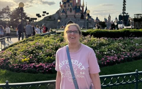 Tracey at Disney