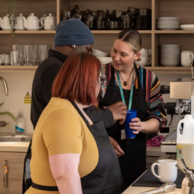 The staff at Barista Meadows