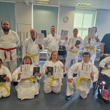 Group Picture of P49 Karate Team