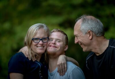 A client and two adults